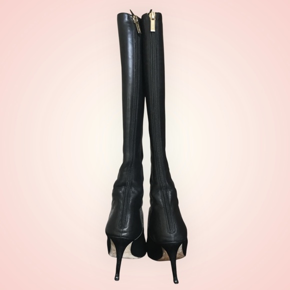 Jimmy Choo Black Leather Classic Boot - Picture 5 of 16